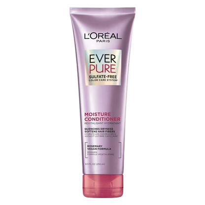 L'Oreal Paris EverPure Moisture Rosemary Oil Conditioner for Dry Hair, 8.5oz