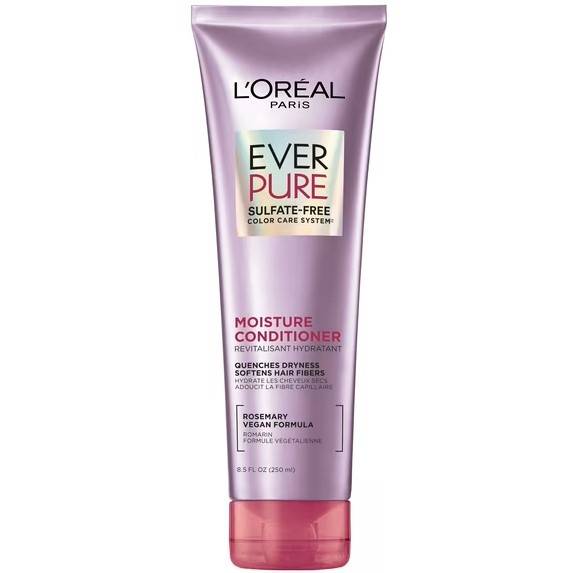 L'Oreal Paris EverPure Moisture Rosemary Oil Conditioner for Dry Hair, 8.5oz