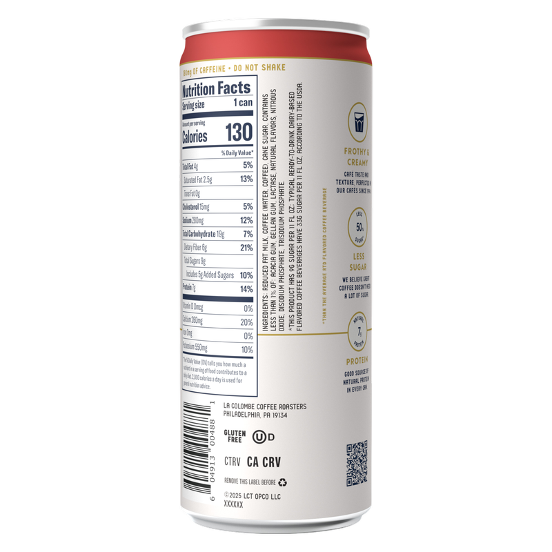 La Colombe Triple Draft Latte 11oz Can