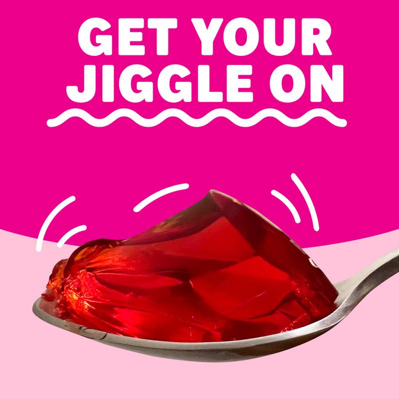 Jell-O Original Strawberry Snack Cups - 4ct