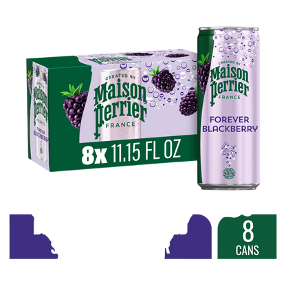 Maison Perrier Sparkling Forever Blackberry 8pk 11.15oz Can