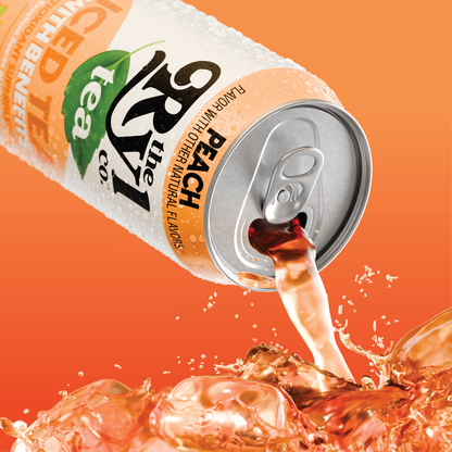 Ryl Peach Tea 16oz Can