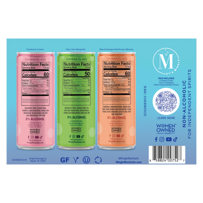 Mingle Mocktails Party Variety Pack 6pk 12oz Can