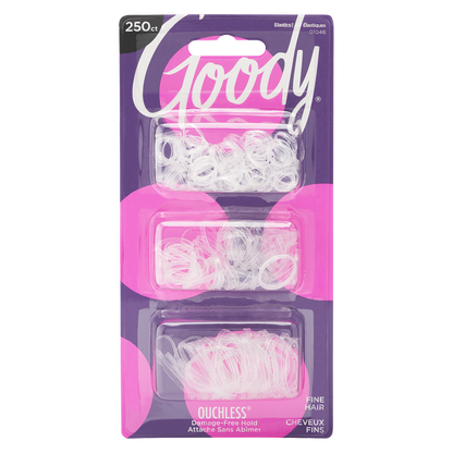 Goody Latex Elastic Clear 250ct