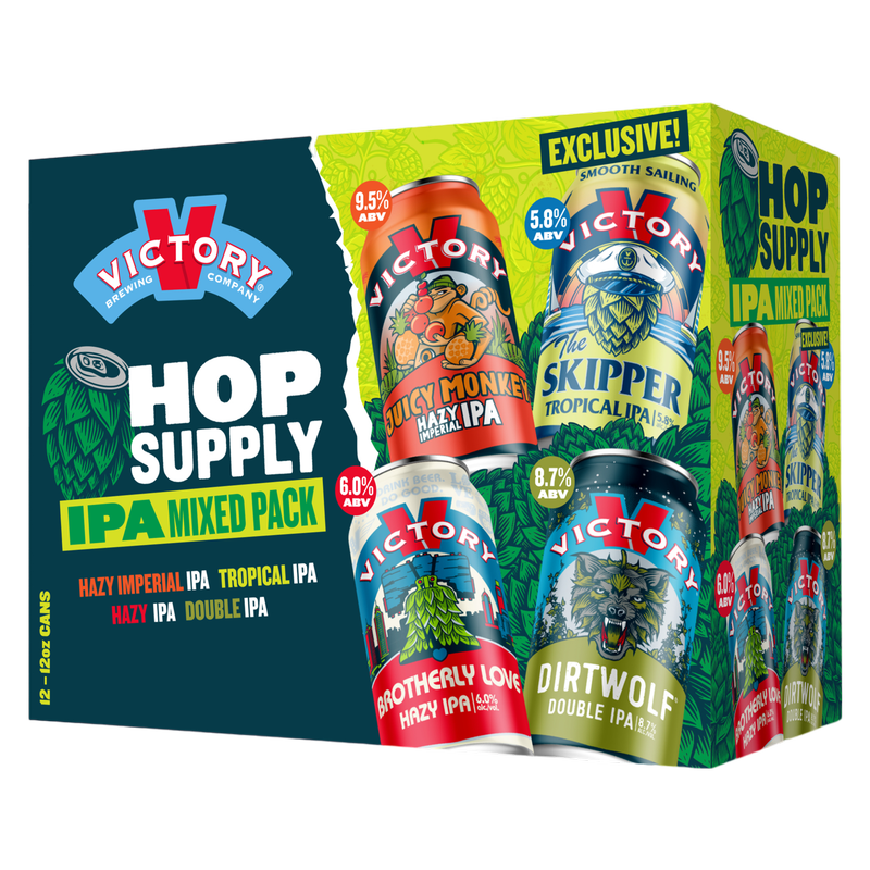 Victory Hop Supply Mixed 12pk 12oz Can Multi ABV - Victory – BevMo!