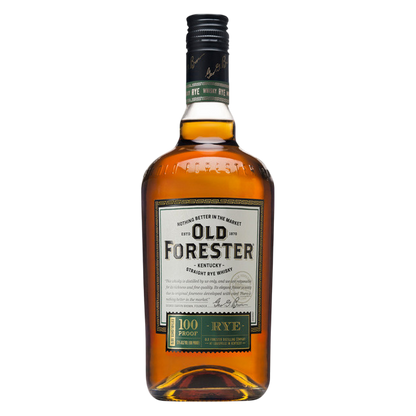 Old Forester Kentucky Straight Rye Whisky, 750 mL Bottle, 100 Proof