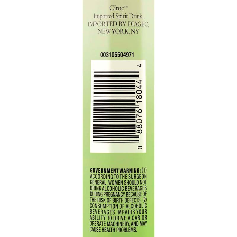 Ciroc Apple Vodka 375ml (70 proof)