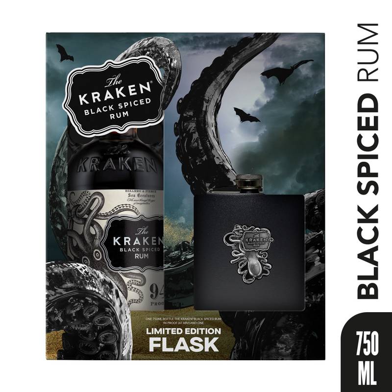 Kraken Rum 94 Proof with Tiki Glass 750ml - Kraken – BevMo!