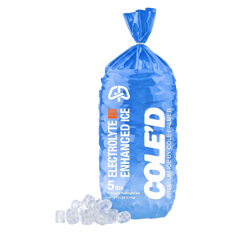 Electrolyte Pebble Ice 5lb Bag, COLE'D