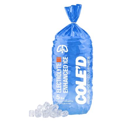 Electrolyte Pebble Ice 5lb Bag, COLE'D