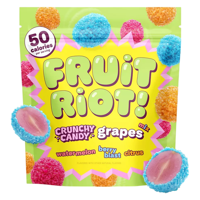 Fruit Riot Crunchy Candy Grape Mix 8oz