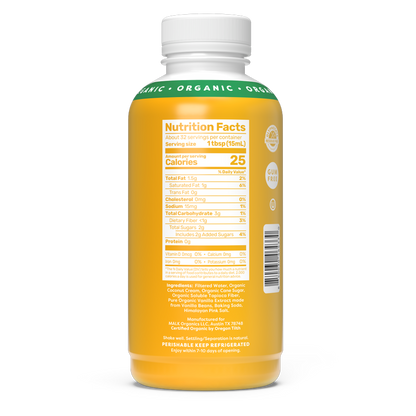 MALK Organic Vanilla Coconut Creamer 16oz Btl