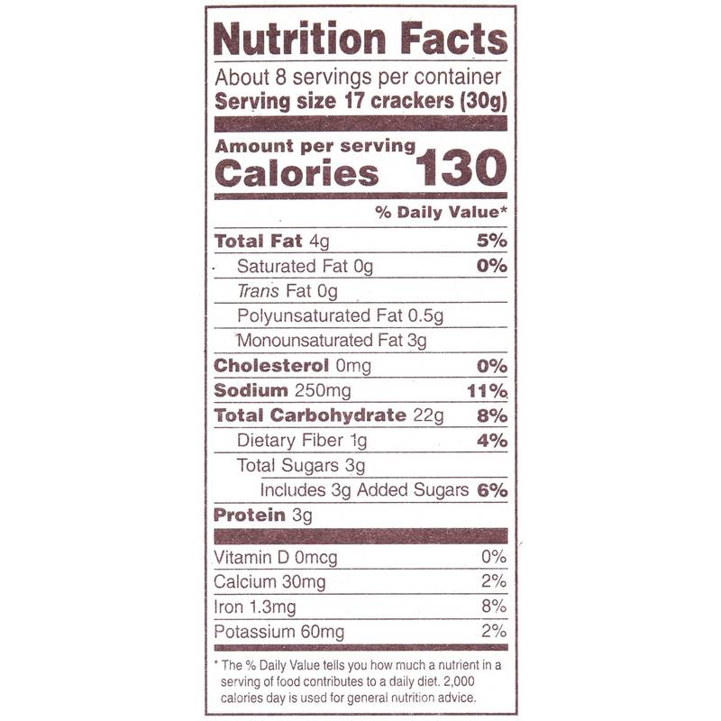 Back to Nature Crispy Wheat Crackers 8oz