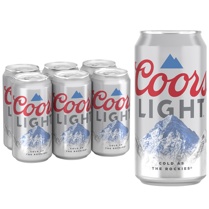 Coors Light 6pk 12oz Can 4.2% ABV