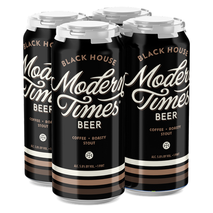 Modern Times Brewing Blackhouse Stout 4pk 16oz Can 5.8% ABV