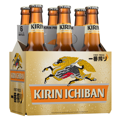 Kirin Ichiban 6pk 12oz Bottles 5.0% ABV