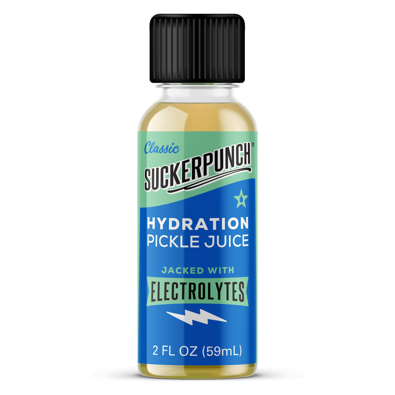 SuckerPunch Pickle Juice Hydration Shot 2oz Btl - Suckerpunch BevMo! SuckerPunch Pickle Juice Hydration Shot 2oz Btl - Suckerpunch BevMo!