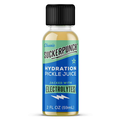 SuckerPunch Pickle Juice Hydration Shot 2oz Btl