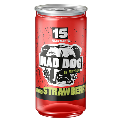 Mad Dog Spiked Strawberry 200ml 15% ABV