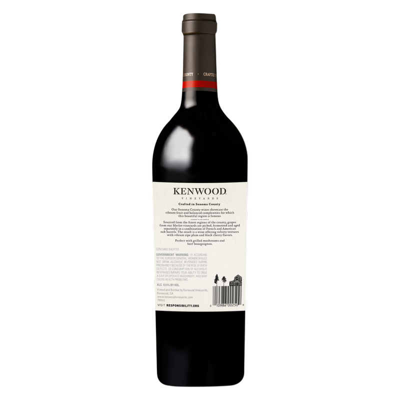 Kenwood Merlot 750ml