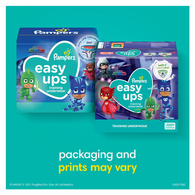 Pampers 56ct EasyUps Training Underwear, 4T/5T, Super Boy