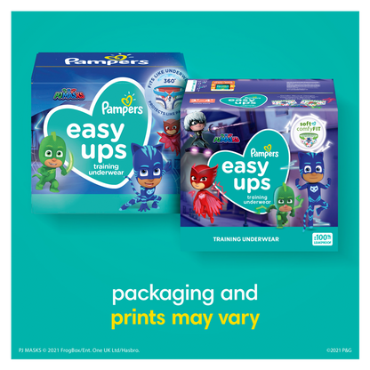 Pampers 56ct EasyUps Training Underwear, 4T/5T, Super Boy
