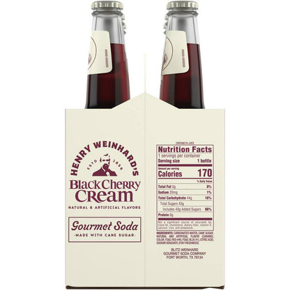 Henry Weinhard's Black Cherry 6pk 12oz Btl