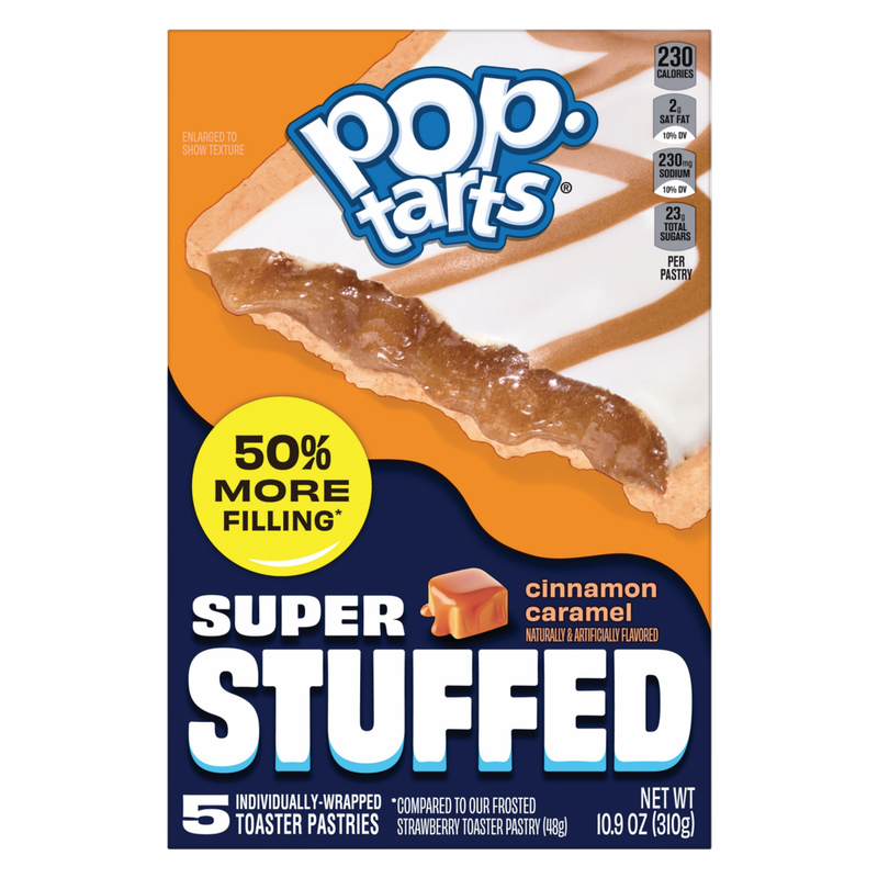 Pop-Tart Super Stuffed Frosted Cinnamon Caramel, 10.9 oz