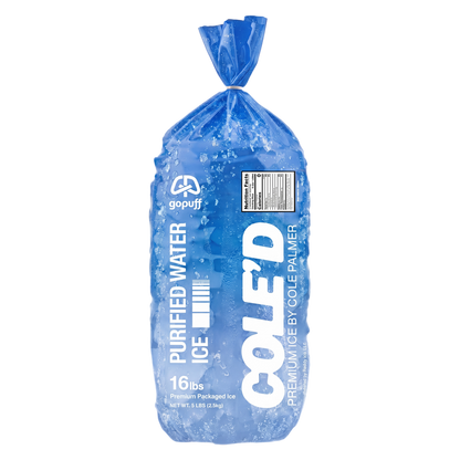 Ice Cubes 16lb Bag, COLE'D