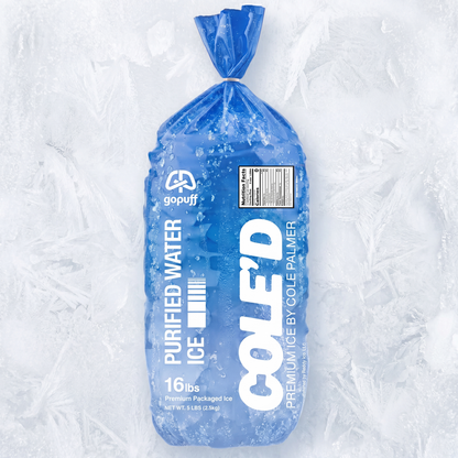 Ice Cubes 16lb Bag, COLE'D