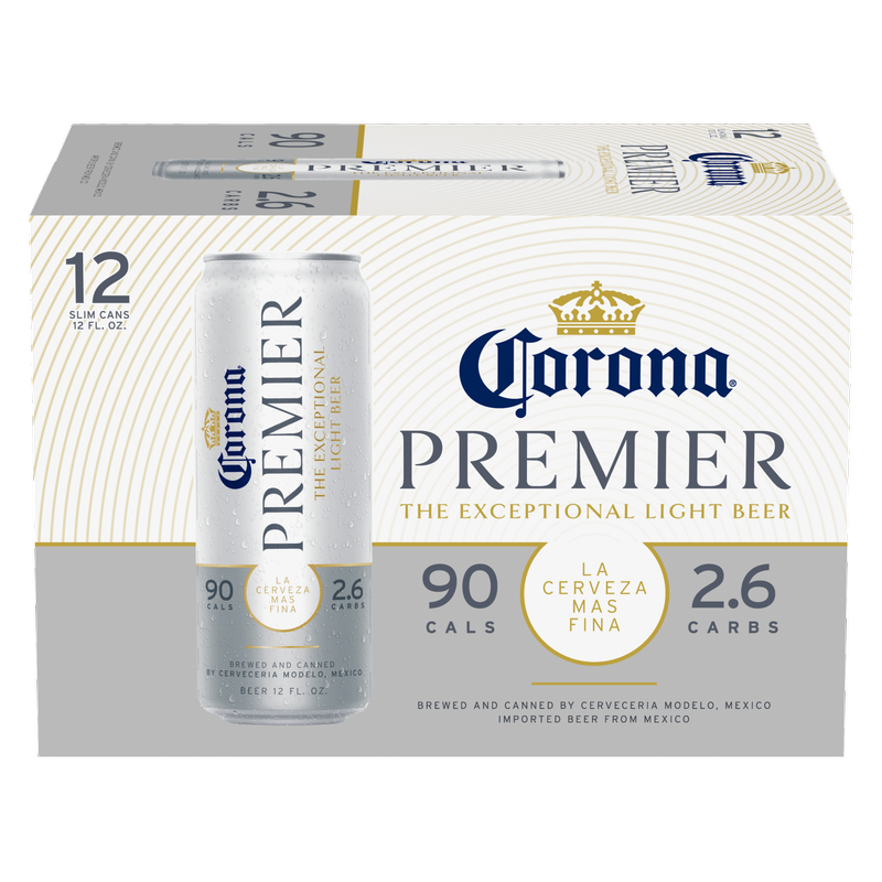Corona Premier 12pk 12oz Can 4.0% ABV - Corona Premier – BevMo!