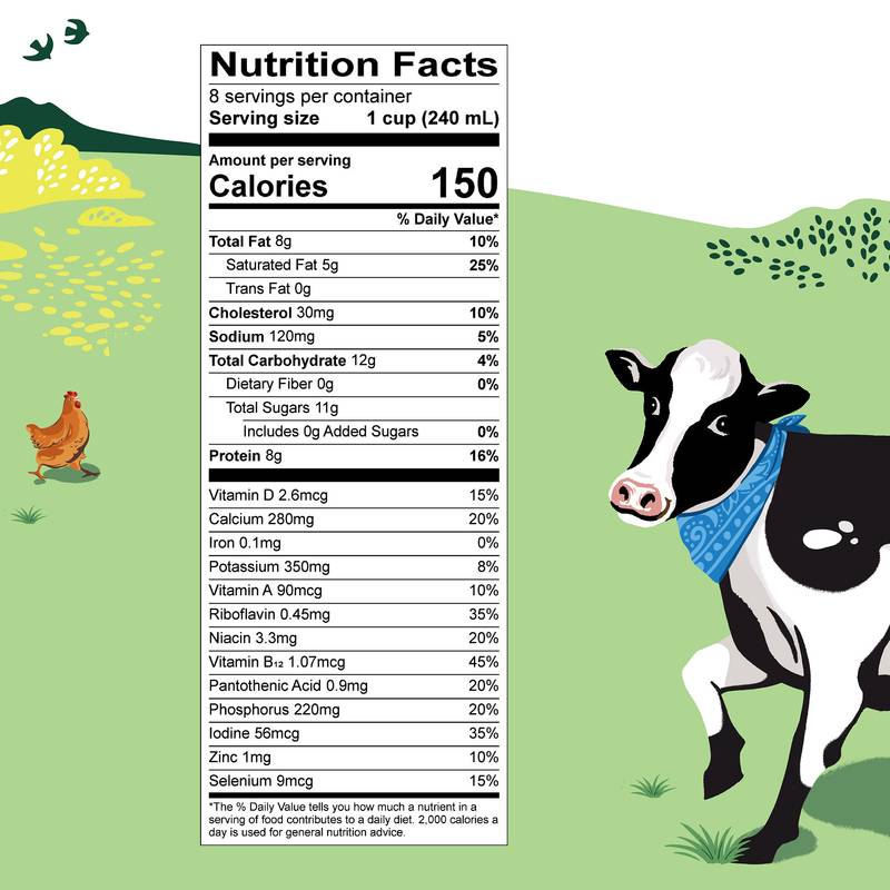 Organic Valley Whole Milk 1/2 Gallon