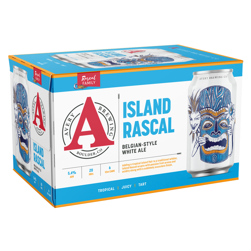 Avery Island Rascal Avery Island Rascal 6pk 12oz Can 5.4% ABV Avery Island Rascal 6pk 12oz ...