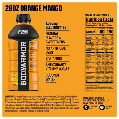 BODYARMOR Orange Mango Sports Drink 28oz Btl