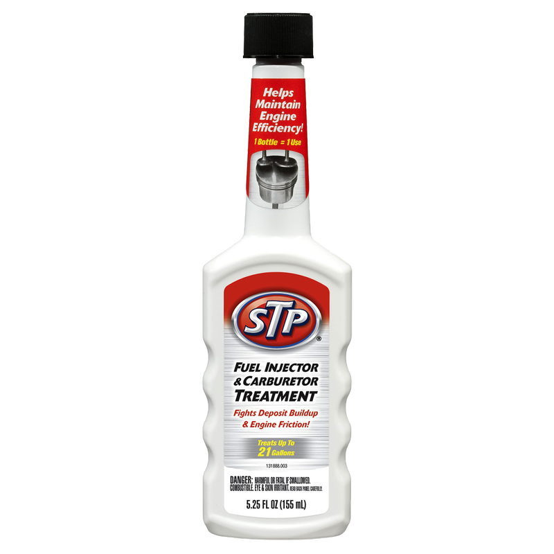 STP High Mileage Fuel Injector & Carborator Treatment 5.25oz - STP – BevMo!