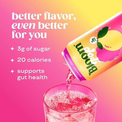 Bloom Pop Raspberry Lemonade 12oz Can