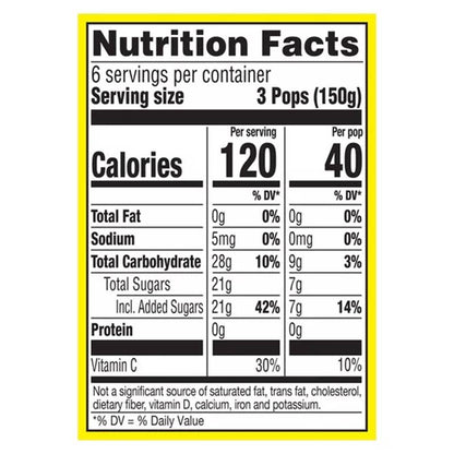 Popsicle Jolly Rancher Sour Popsicles, 18ct.