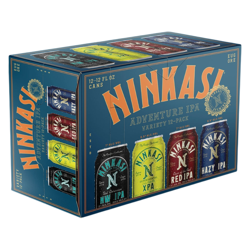 Ninkasi Brewing Adventure Pack Variety 12pk 12oz Can 5.9-8.0% ABV