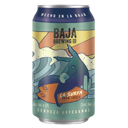 Baja Brewing Co. La Surfa Lager 6pk 12oz Cans 4.5% ABV