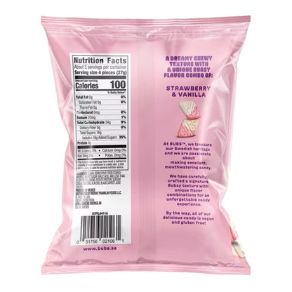 Bubs Sour Diamond Strawberry Vanilla, 5.5 oz