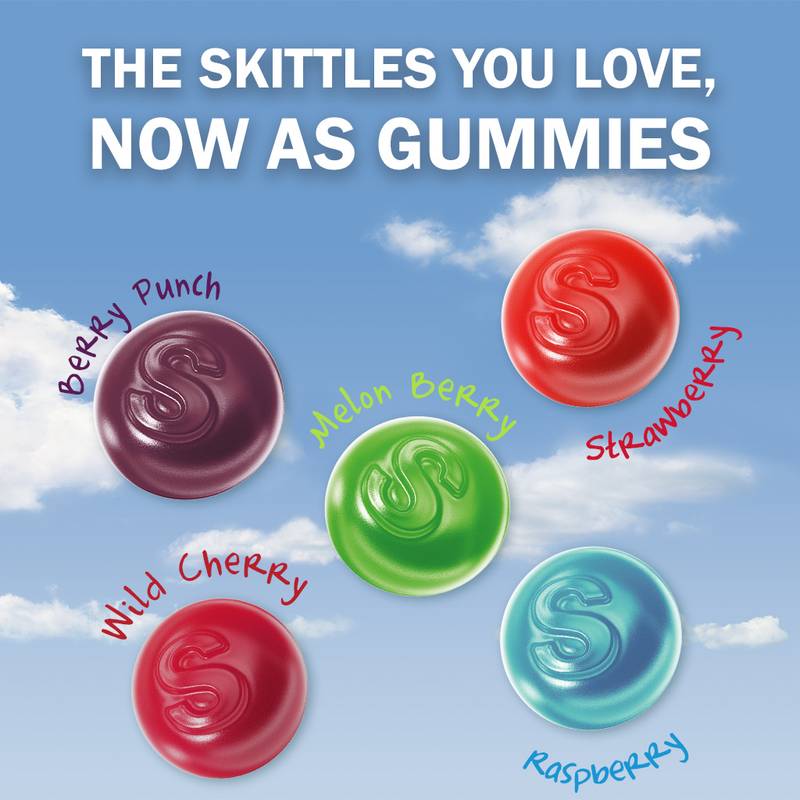 SKITTLES Wild Berry Gummy Candy, 5.8 oz Bag