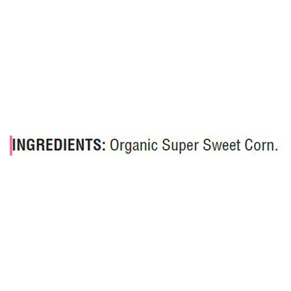 Woodstock Frozen Organic Supersweet White Corn 10oz