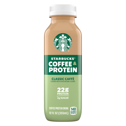 Starbucks Coffee & Protein Drink Classic Caffe 12oz Btl