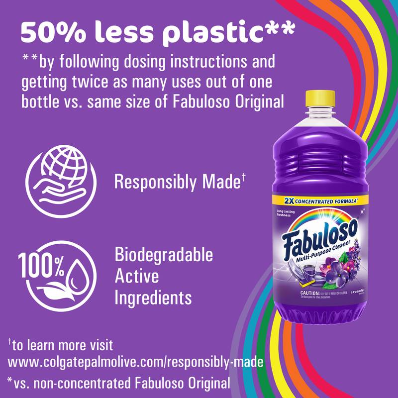 Fabuloso Multi-Purpose Cleaner, Lavender Scent, 33.8oz