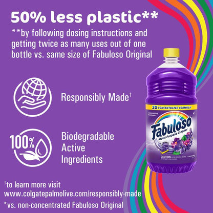 Fabuloso Multi-Purpose Cleaner, Lavender Scent, 33.8oz