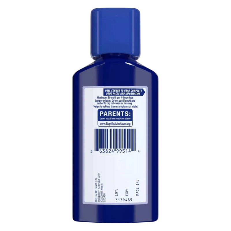 Mucinex Nightshift Adult Liquid - Severe Cold & Flu