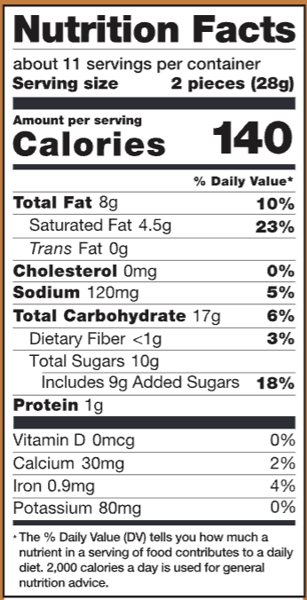 Chocolate Peanut Butter Crackers - 11 oz