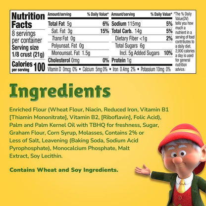 Keebler Ready Crust 9-Inch Graham Cracker Pie Crust, Premade Pie Crust For Baking And No-Bake, 6 oz
