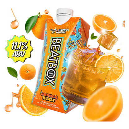 Beatbox Orange Blast 500ml 11.1% ABV Wine-Base