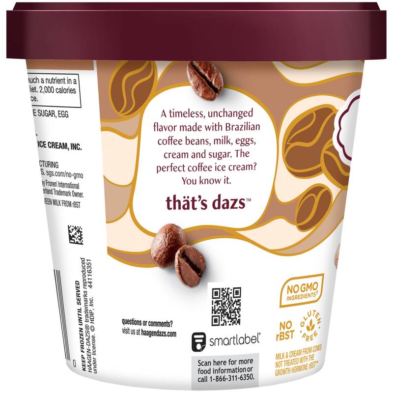 Haagen-Dazs Coffee Ice Cream, 14oz.